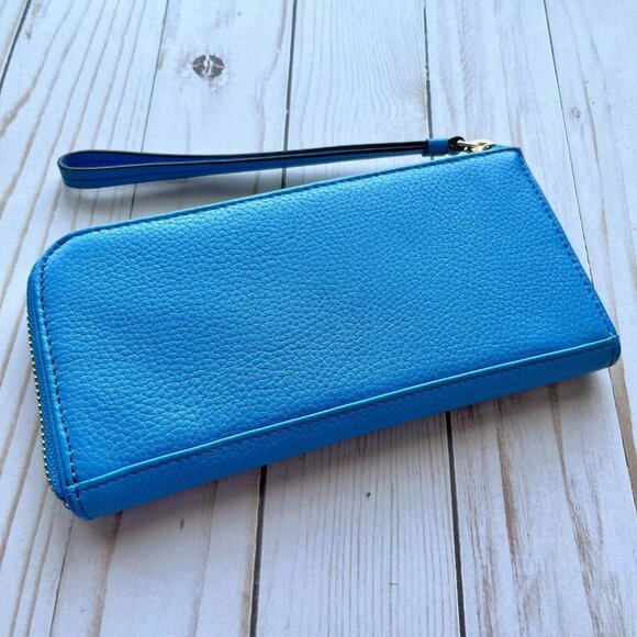 Radley London Selby Crescent Leather Wallet Azure - Picture 3 of 6